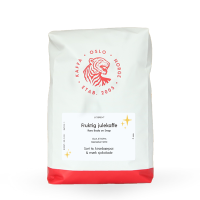 Kaffebønner 1kg Fruktig Julekaffe fra Etiopia
