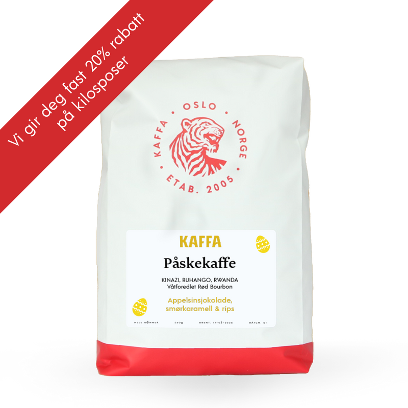 Kaffebønner 1kg Kinazi fra Rwanda
