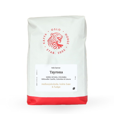 Kaffebønner 1kg Colombia Tayrona