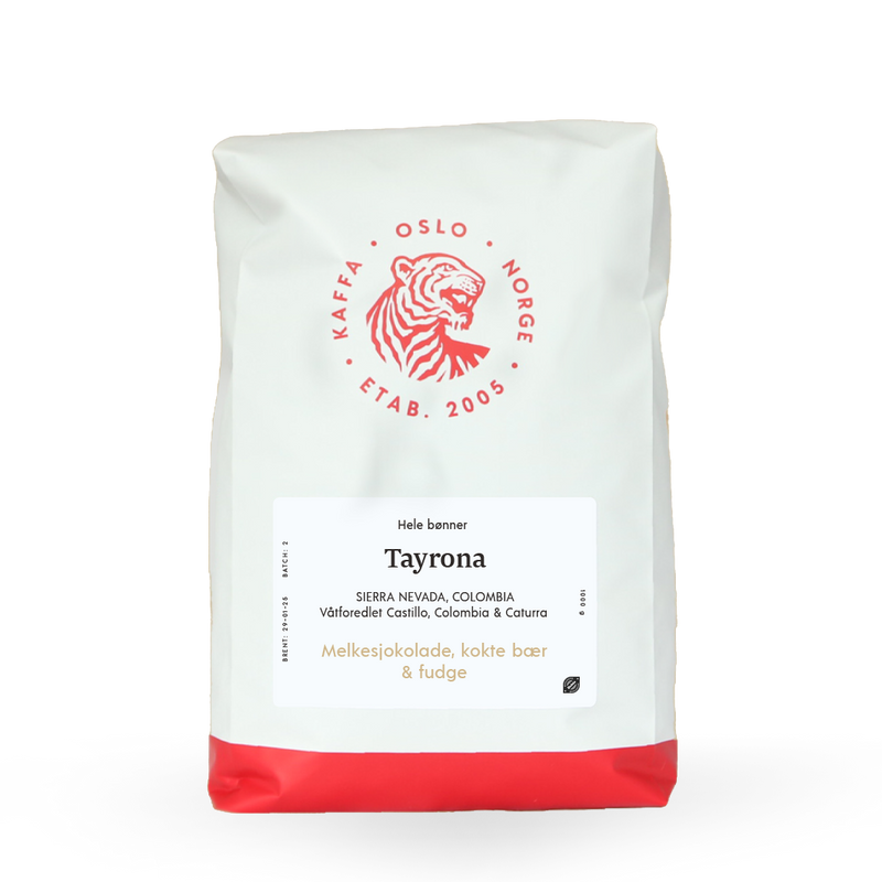 Kaffebønner 1kg Colombia Tayrona