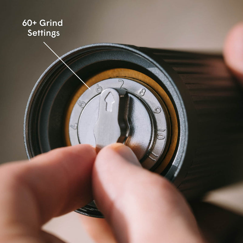 AeroPress kaffekvern – Premium håndkvern for reise