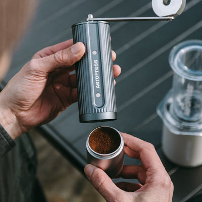 AeroPress kaffekvern – Premium håndkvern for reise