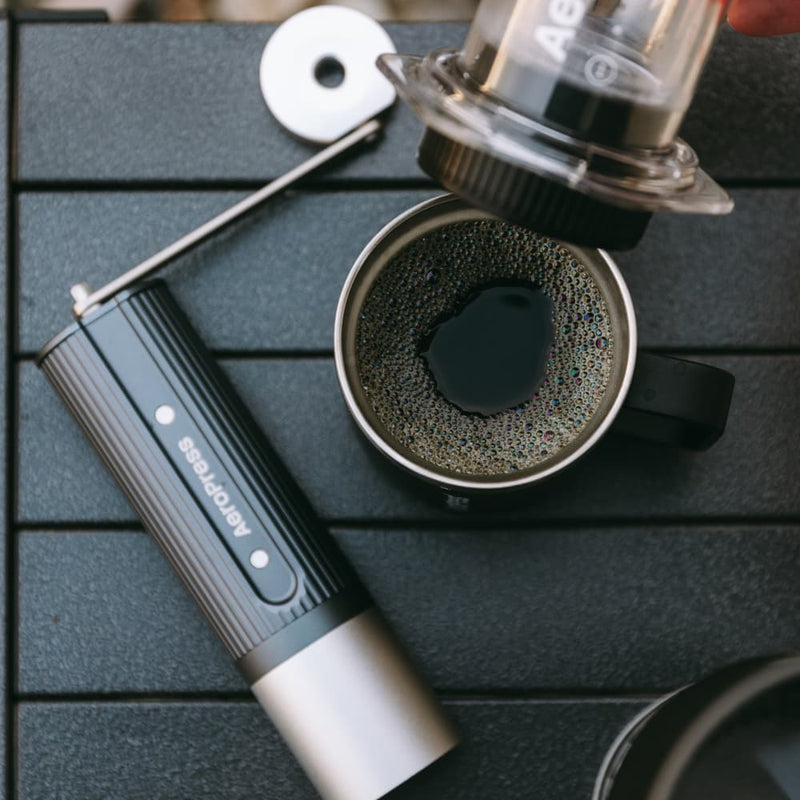 AeroPress kaffekvern – Premium håndkvern for reise