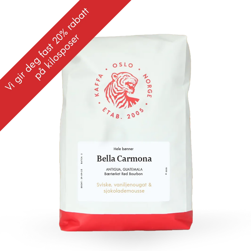 Kaffebønner 1kg Guatemala Bella Carmona