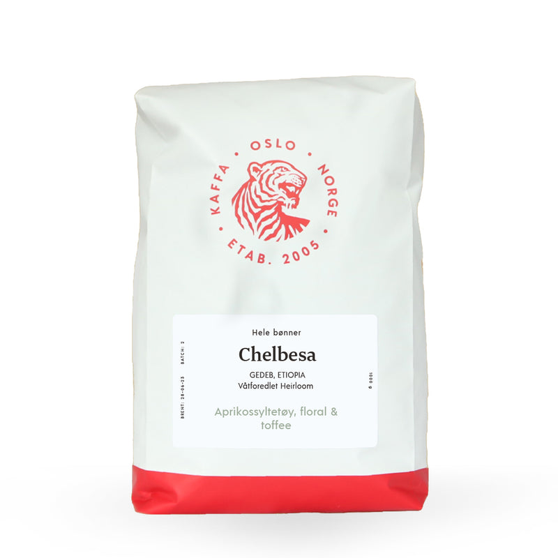 Kaffebønner 1kg Etiopia Chelbesa