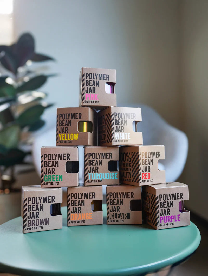 Comandante Bean Jar i polykarbonat med spreke farger