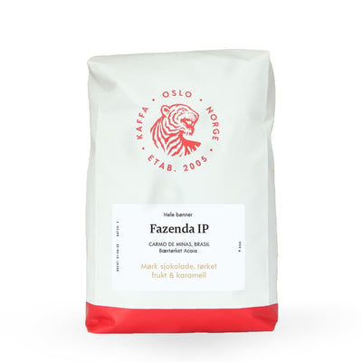 Kaffebønner 1kg Brasil Fazenda IP