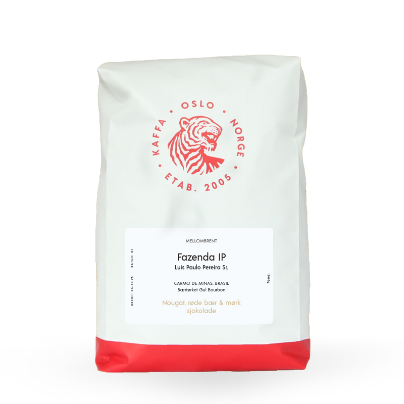 Kaffebønner 1kg Brasil Fazenda IP