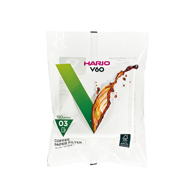 Hario V60 100 pakk kaffefilter