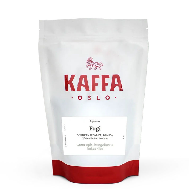 Kaffebønner Rwanda Fugi 250g Mørkere Brenning