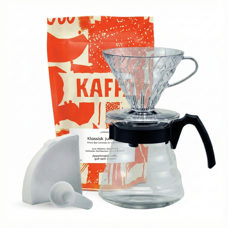 Hario bryggekit med Julekaffe
