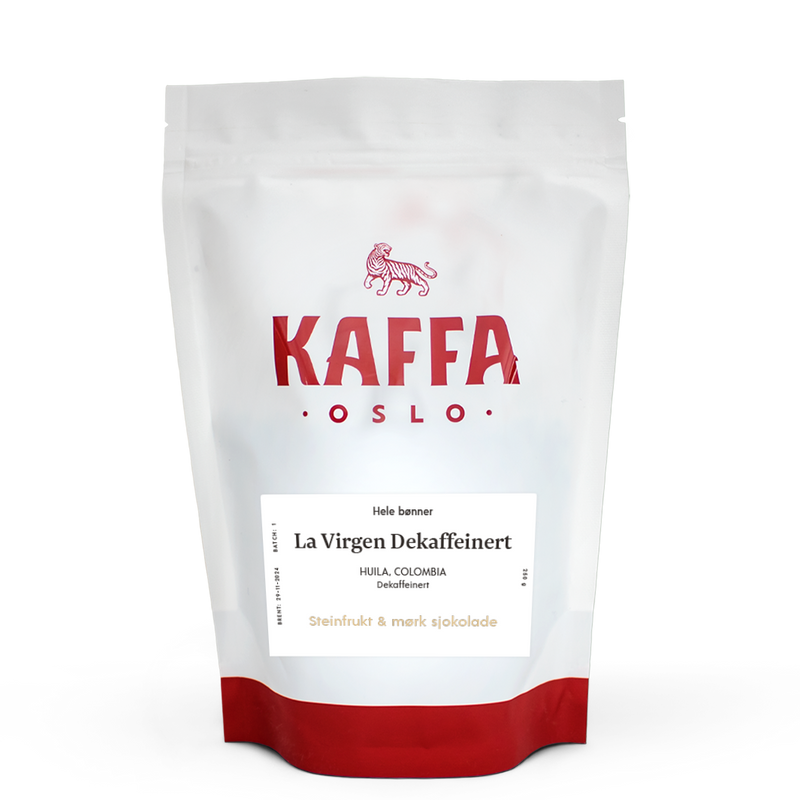 Kaffebønner Colombia La Virgen Dekaffeinert 250g