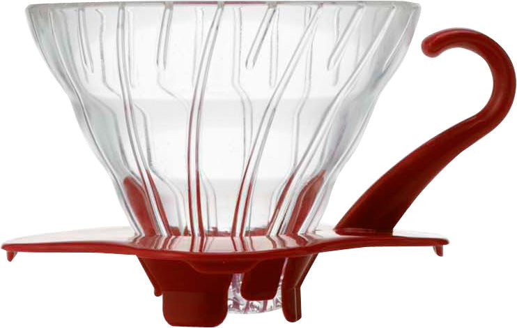 HARIO V60 VDG kaffebrygger i klart glass
