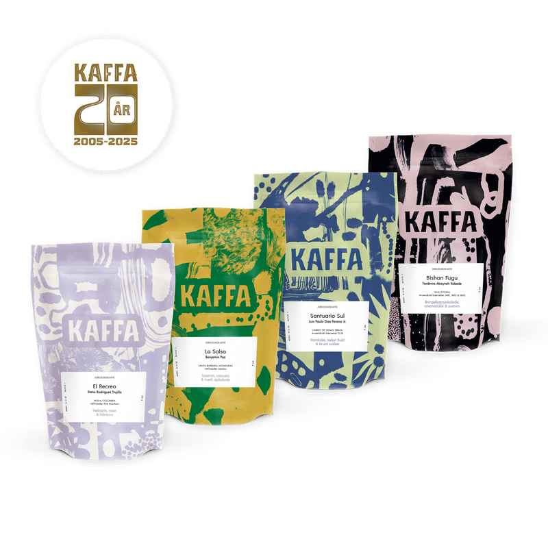 Reisen: Tyve År – Kaffas Eksklusive Jubileumskolleksjon