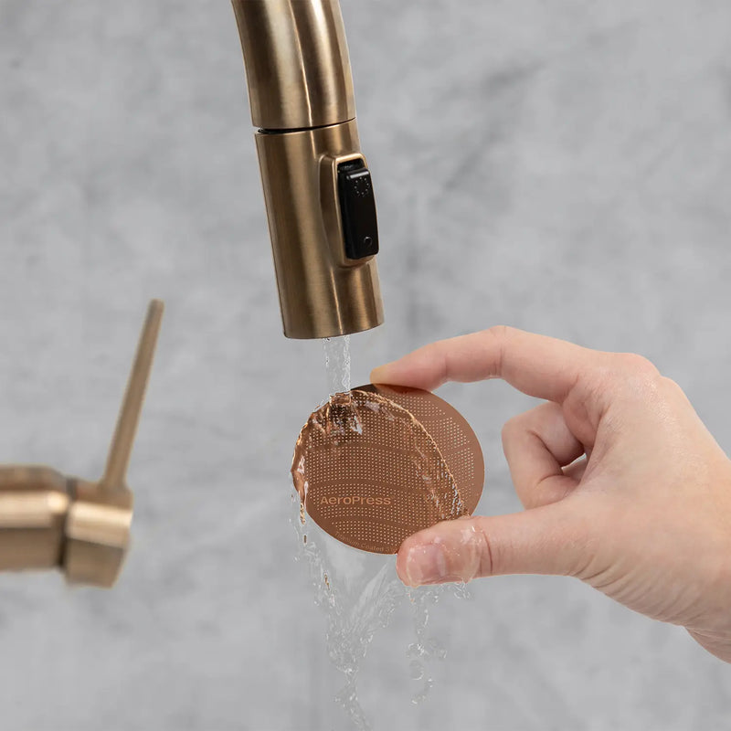 AeroPress XL Gold Tone Filter - Gjenbrukbart Metallfilter