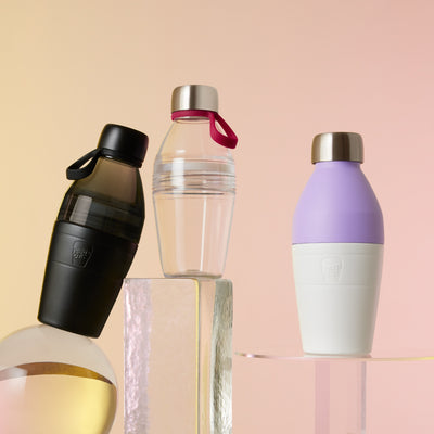 KeepCup Helix sett med termobeger og flaske Twilight - KAFFAbutikk