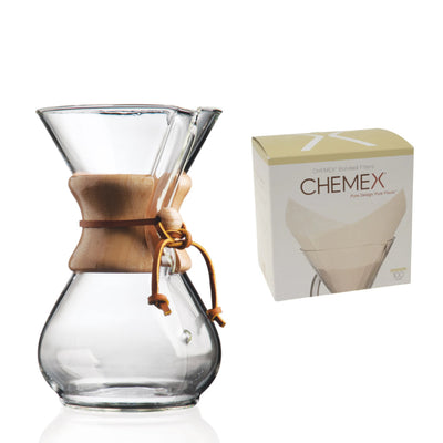 Chemex 6 kopps pakke med filter - KAFFAbutikk