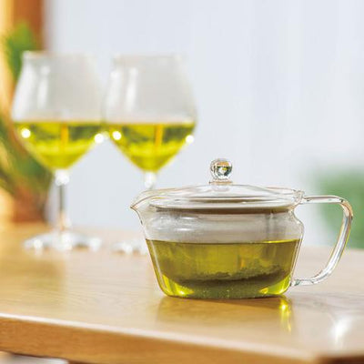 Hario Kyusu "Zen" tekanne pakke med 100g grønn te - KAFFAbutikk