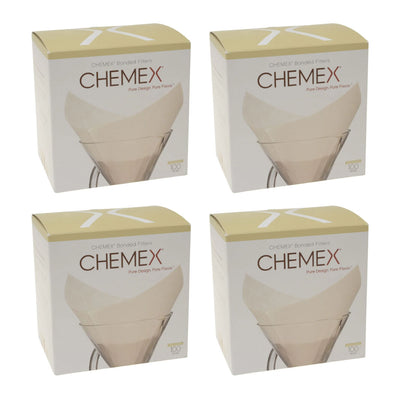 Chemex fs-100 4-for-3 pakke kaffefilter - KAFFAbutikk