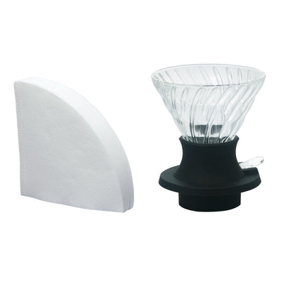 HARIO V60 Switch Immersion brygger i glass med filter