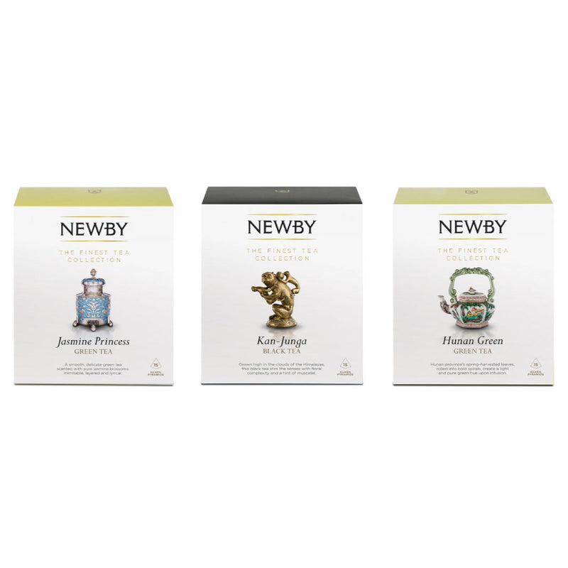 Trippel luksus med de fineste teposer fra Newby - KAFFAbutikk