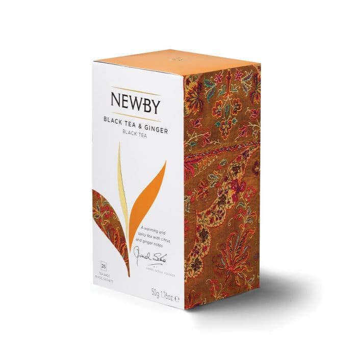 Black Tea & Ginger teposer Newby - KAFFAbutikk