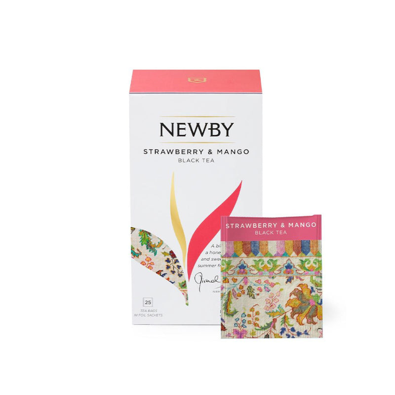 Strawberry & Mango teposer Newby - KAFFAbutikk