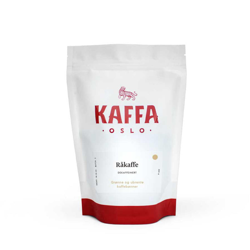 Kaffe grønn råkaffe 500g dekaffinert - KAFFAbutikk