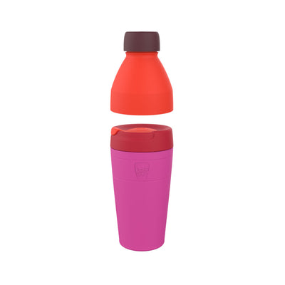 KeepCup Helix sett med termobeger og flaske Afterglow - KAFFAbutikk